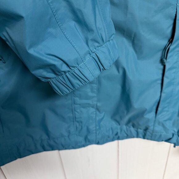 The North Face Resolve 2 Women’s Large Teal DryVent Rain Jacket EUC - Picture 3 of 12